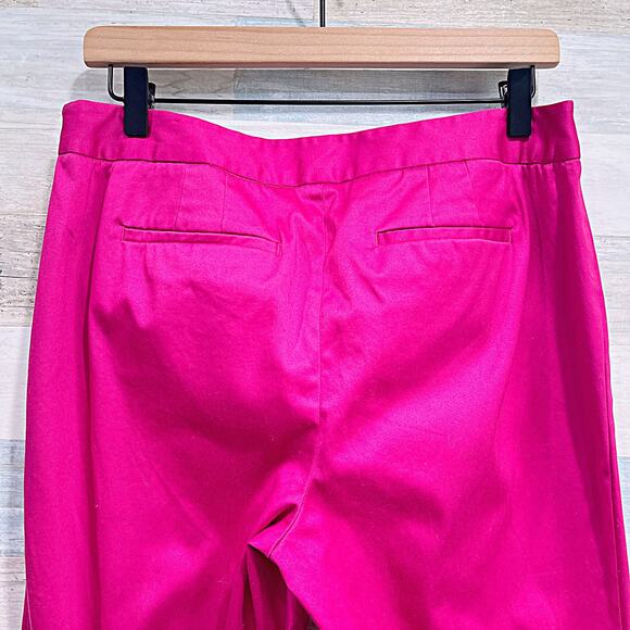 RSVP By TALBOTS Sateen Chino Pants Pink Crop Ankle Work Womens 8P 8 Petite - Picture 5 of 6